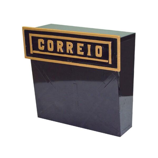 Caixa Correio Para Cartas Paris Abertura Detras 17x39x36cm