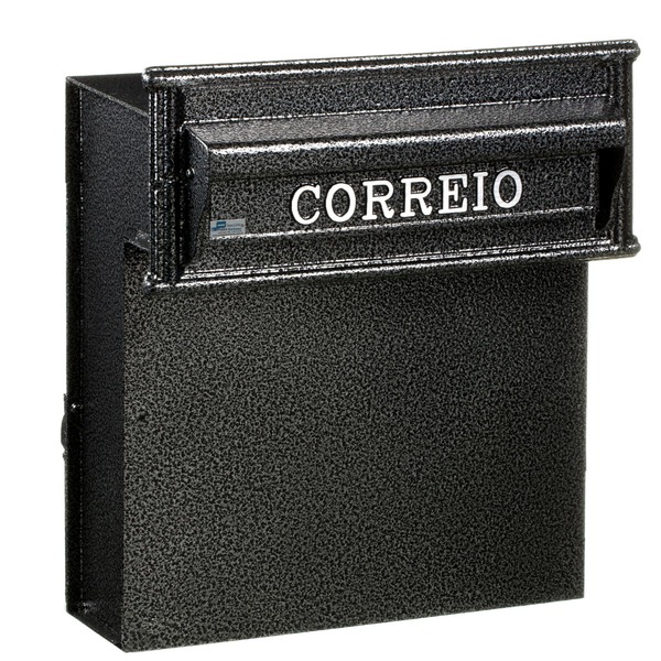 Caixa Correio Prata 40 cmx35,5 cm Para Muro 10 Prates & Barbosa