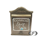Caixa Correio Regiane Frontal Dourada