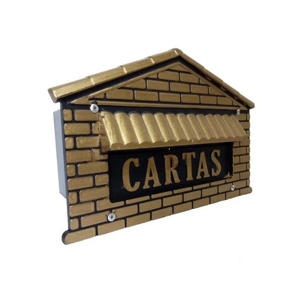 Caixa Correio Tijolinho Frente Polipropileno 12x25x12cm