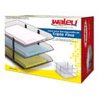 Caixa Correspondencia Tripla Fixa Cristal