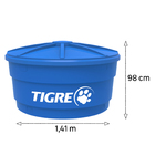 Caixa d'água de Polietileno 1.500L Azul Tigre