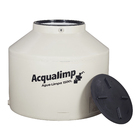 Caixa d'água de Polietileno 1.500L Bege com acessórios Acqualimp