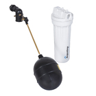 Caixa d'água de Polietileno 1.500L Bege com acessórios Acqualimp