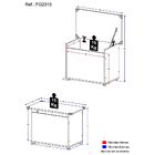 Caixa De Brinquedos Baú Organizador Multimóveis Fg2315 Branco