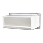 Caixa De Correio Carta E Revista Frente Em Inox Escovado Com