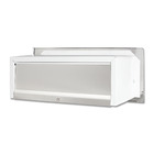 Caixa De Correio Carta E Revista Frente Em Inox Polido Brilha