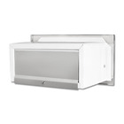 Caixa De Correio Carta Frente Em Inox Polido Brilhante Espelh