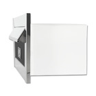 Caixa De Correio Carta Frente Em Inox Polido Brilhante Espelh