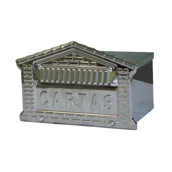 Caixa De Correio Cartas Tijolinho Inox Embutir 15x21x12cm