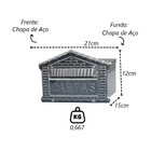 Caixa De Correio Cartas Tijolinho Popular Embutir 15x21x12cm