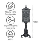 Caixa De Correio Colonial Brasão Com Pé Ferro Fundido