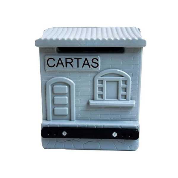 Caixa De Correio Colonial Cartas E Correspondências Cor Cinza