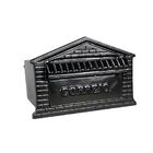 Caixa De Correio Colonial Casinha Em Alumínio Fundido