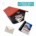 Caixa de Correio de Madeira Porta Cartas para Jardim com Pé P