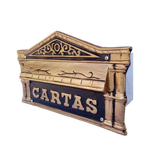 Caixa De Correio Frente Moderna 20x25x12cm