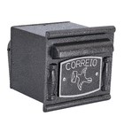 Caixa de Correio para Grade e Muro Alumínio Prata 17x18,5x17,5cm