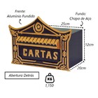 Caixa De Correio Para Cartas Chinesa Ouro Detras 20x25x12cm