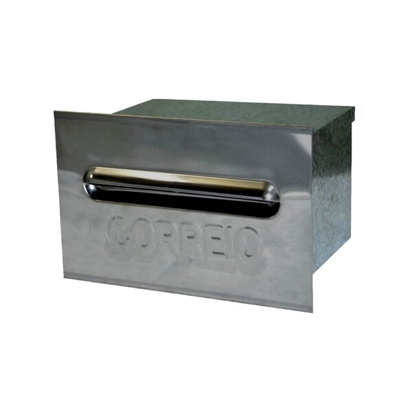 Caixa De Correio Para Cartas Galvinox Embutir 15x21x12cm