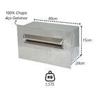 Caixa De Correio Para Cartas Galvinox Revista 20x40x15cm