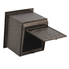 Caixa de Correio para Grade e Muro Alumínio Dourado 22x20x18cm