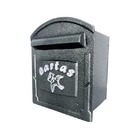 Caixa de Correio para Grade/Muro Prata RepopII 23x19,5x18cm Prates & Barbosa