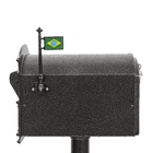 Caixa de Correio para Jardim Alumínio Cinza 25,5x27,5x36cm