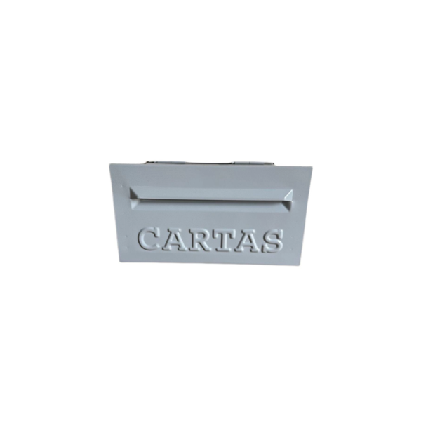 Caixa de Correio para Muro com Fecho em Cadeado 10x20x13cm Cinza Twm