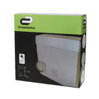 Caixa de Correio com Fechadura  para Muro Aço Inox Prata 35x35x11cm