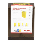 Caixa de Correio para Muro Polietileno Bronze 36x26x9cm