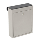 Caixa de Correio com Fechadura para Portão Aço Galvanizado Prata 36x35,2x14cm