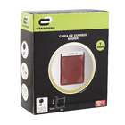 Caixa de Correio com Fechadura para Portão Aço Galvanizado Vermelho e Branco 38x31x11,3cm