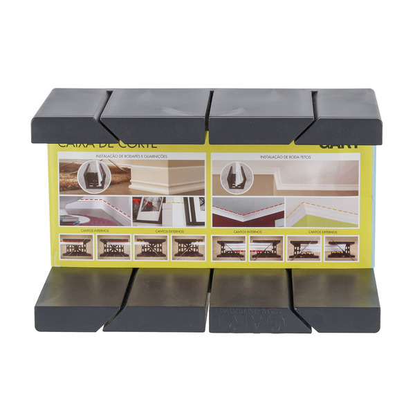 Caixa de Corte para Molduras Preto 13,5x21,5cm