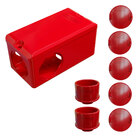 Caixa de Derivação Condulete 1 Plástico Vermelho Wetzel