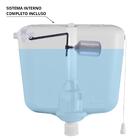 Caixa De Descarga Elevada De 6,8 À 9l Branca + Tubo De Descid