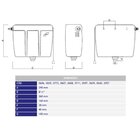 Caixa De Descarga Externa C-4 Cinza Cipla