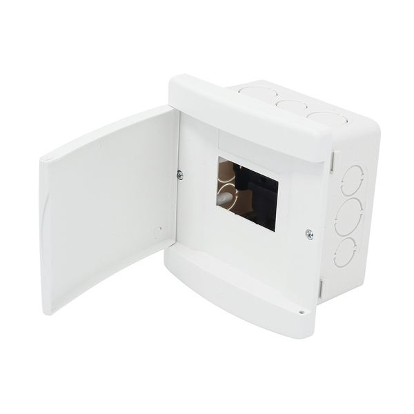 Caixa de Distribuição de Embutir 3/4 Disjuntores PVC Branca Tigre