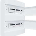 Caixa De Distribuição Sobrepor Pvc 24 Disjuntores Din Branca