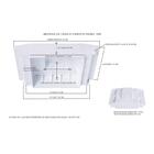 Caixa de embutir painel LED 18 W PLASLED