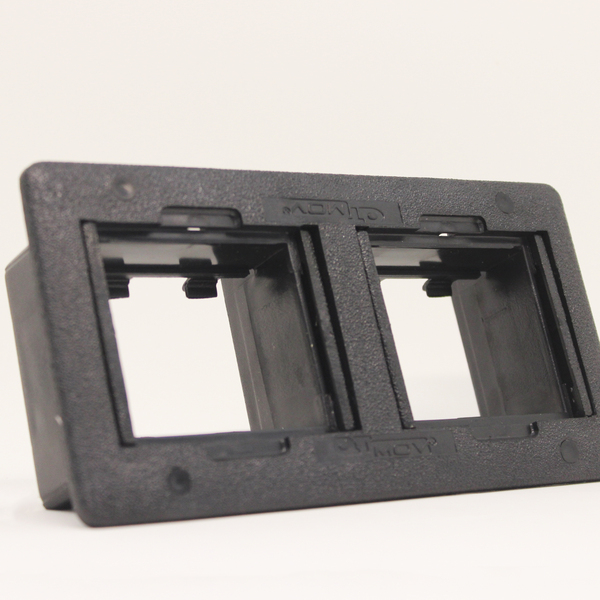 Caixa De Embutir Para 4 Blocos - Preto (não Acompanha Bloco)