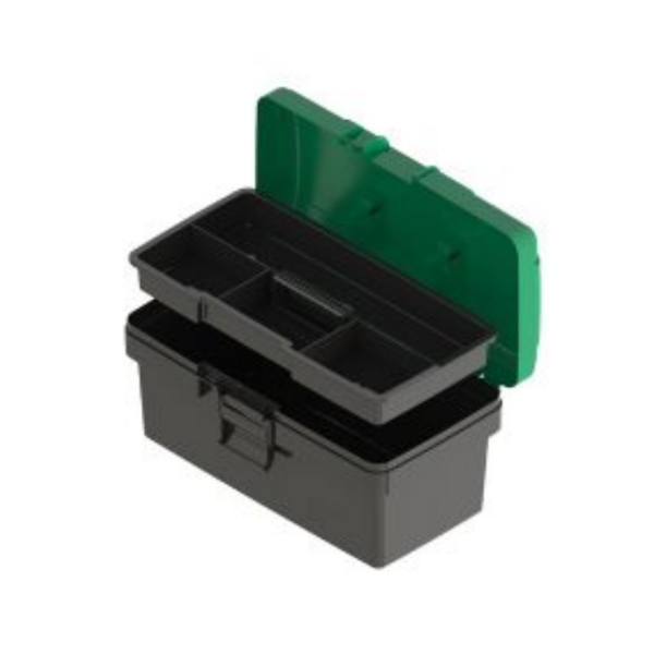 Caixa De Ferramenta 12' C/ Bandeja Carbografite 011593911