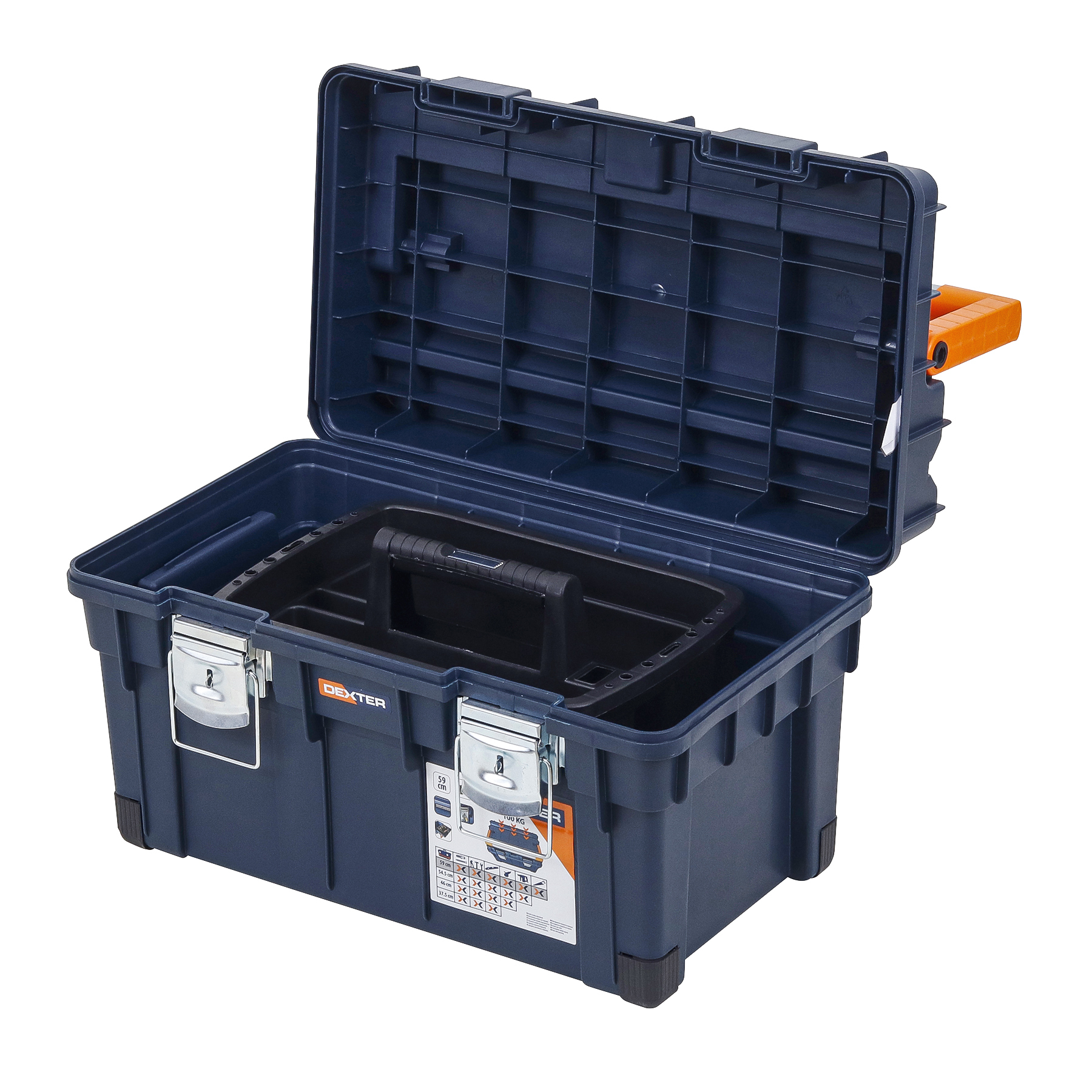 すげ　ザベスト50BOX Caixa De Ferramenta 7 Gavetas Reforçada 50CM 507R - MARCON - Ropel