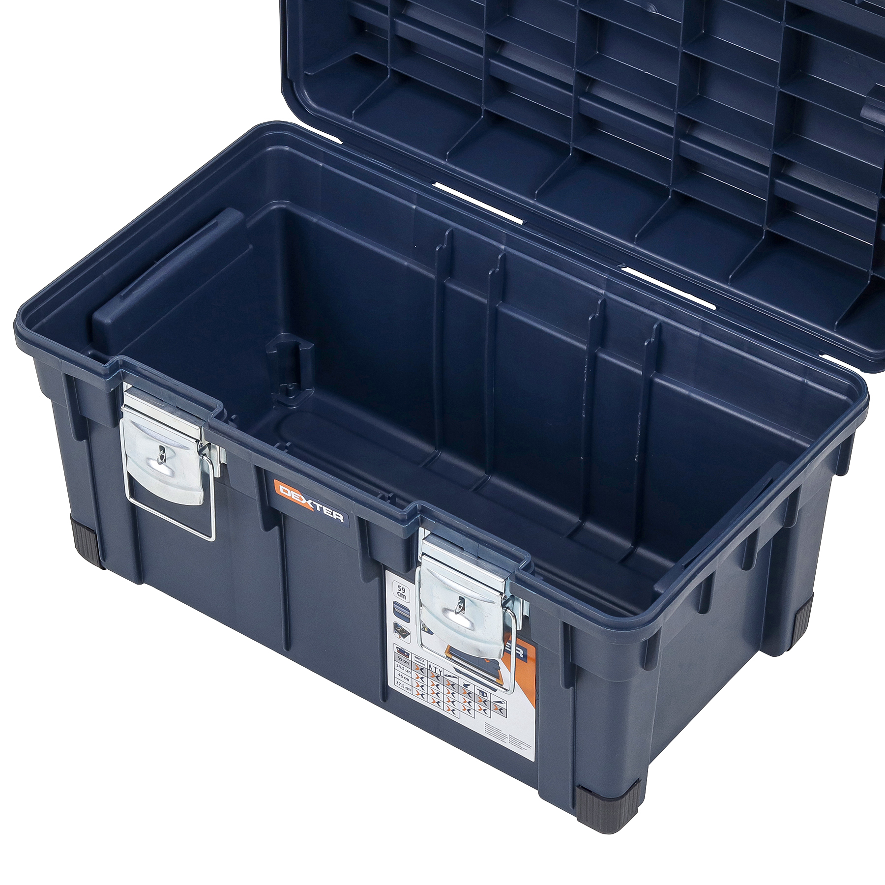 Caixa de Ferramentas Dexter 59,5x34,5x35,5cm 57L em Plástico