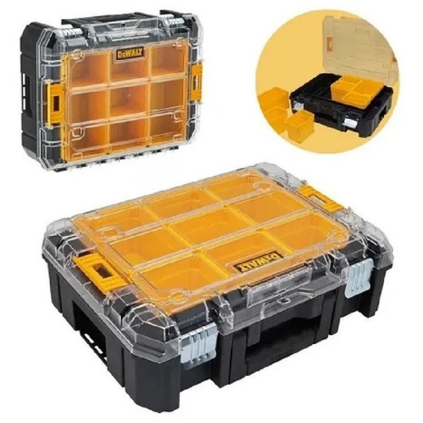 Caixa De Ferramentas C Tampa Transparente Organizadora Dwst08