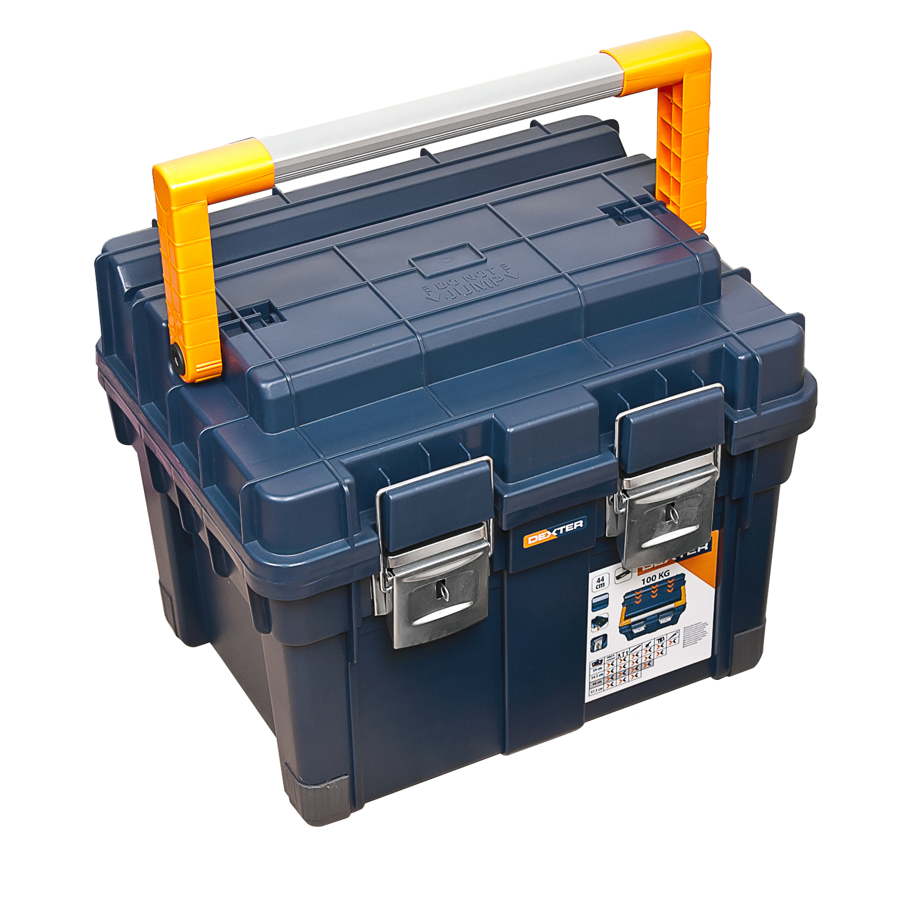 Caixa de Ferramentas Dexter 45x35x35cm 55L em Plástico | Leroy Merlin