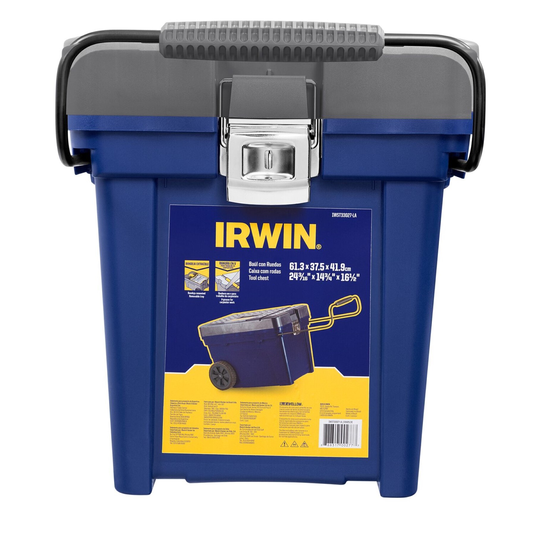 Caixa de Ferramentas Irwin 61,3x419x37,5cm 96L em Plástico | Leroy