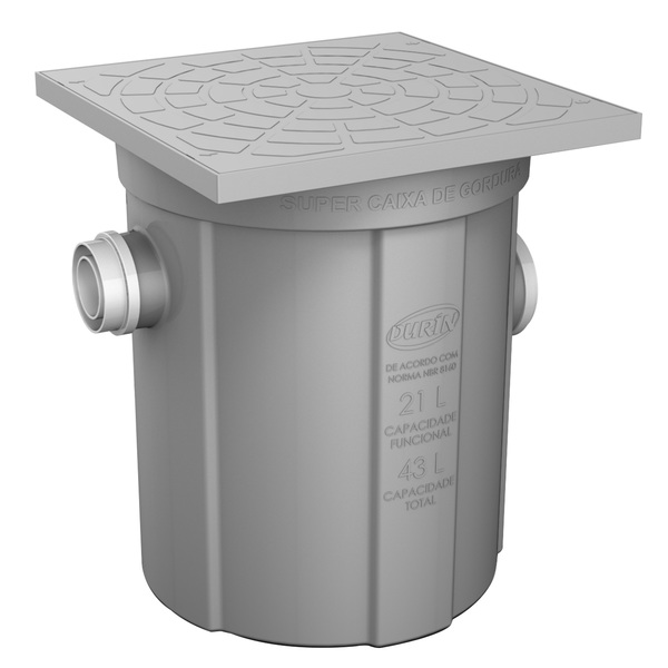 Cesto Para Caixa De Gordura Caixa de Gordura com Cesto para Limpeza 43L Durín | Leroy Merlin