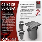 Caixa De Gordura Dn300 1481 18l (300x525x100mm) Krona - Unico