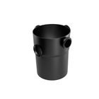 Caixa De Gordura Redonda com Tampa Quadrada Preta 18L Odem