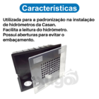 Caixa De Hidrômetro Padrão Casan Tampa Acrílica Gibafér